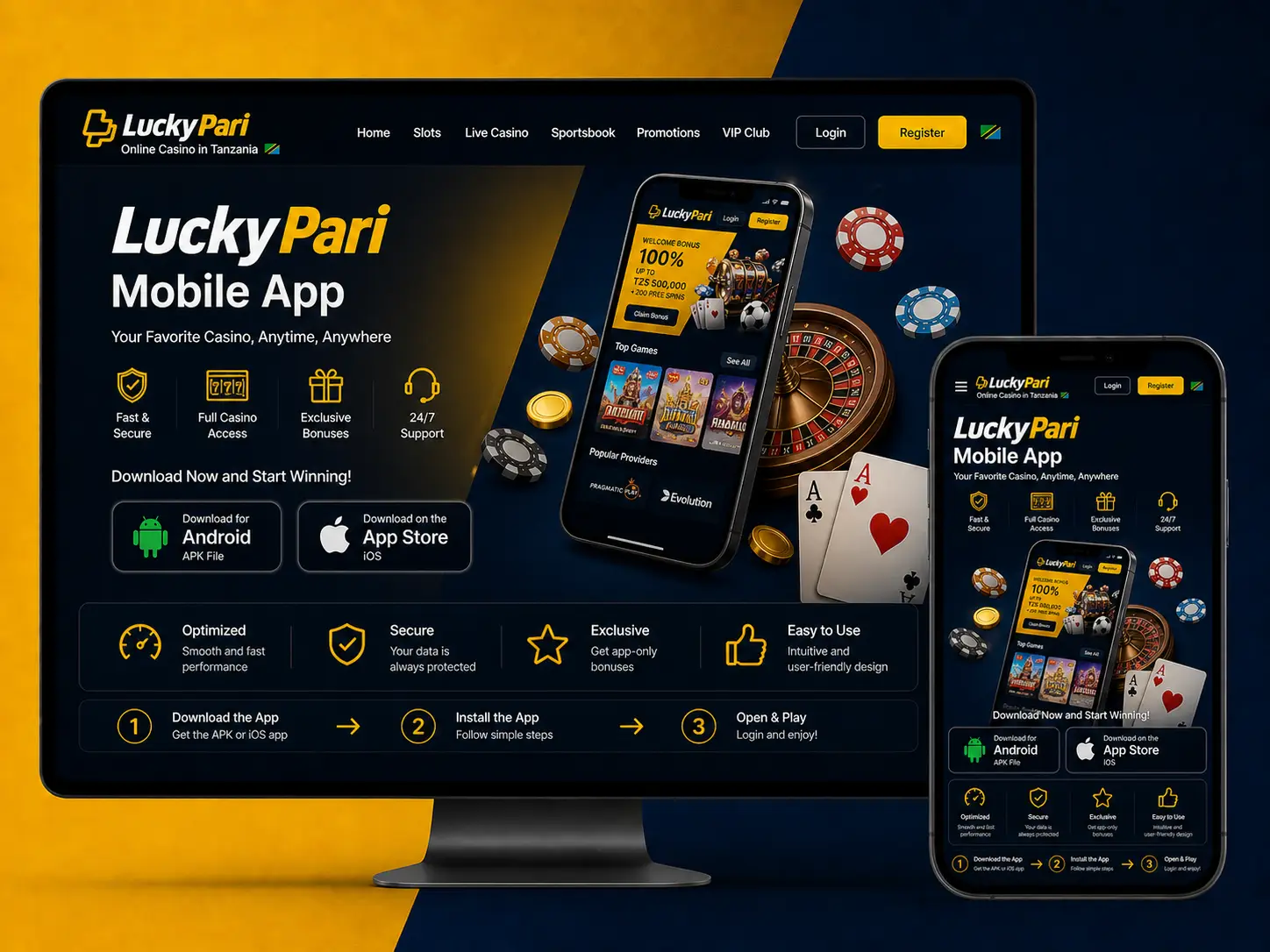 LuckyPari App for Mobile Betting