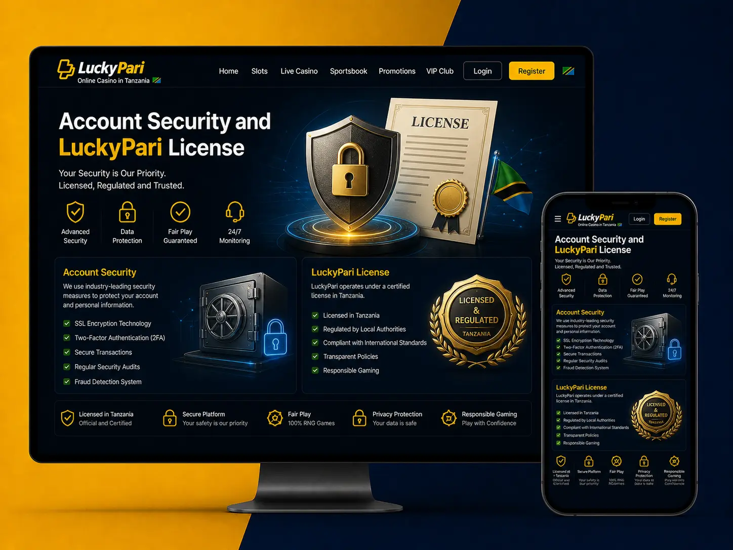 Account Protection and Licensing at LuckyPari